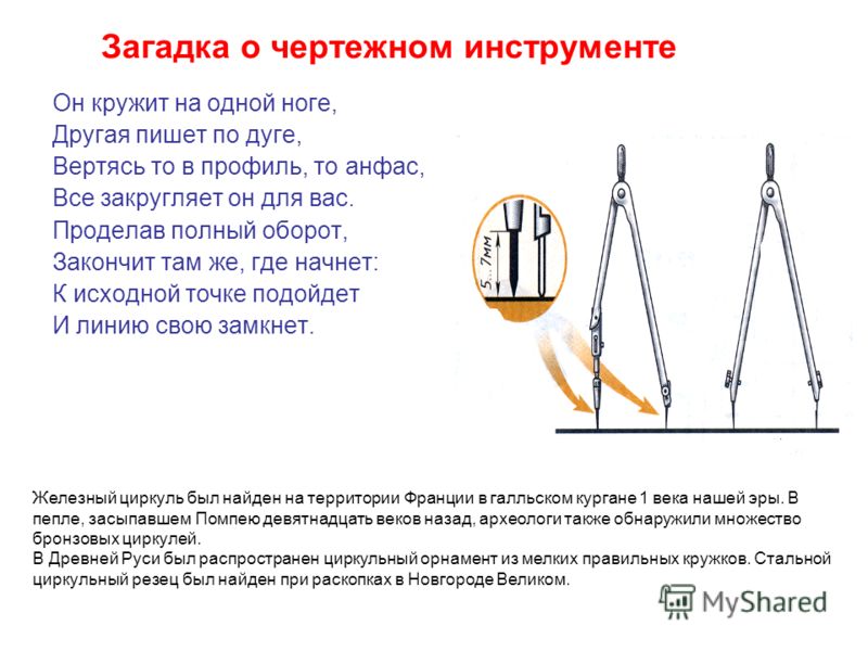 История чертежных инструментов презентация